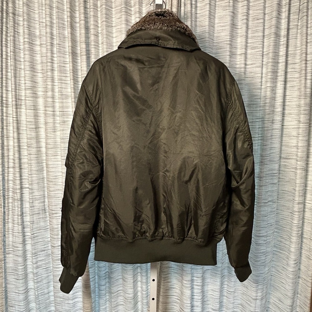 Top Gun Air Crew MJK151031 Pilot Jacket Lt Large Patches 4-Pocket Zip Nylon - Picture 2 of 14
